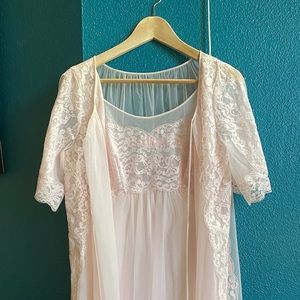 Vintage ShadowLine Nightgown Set